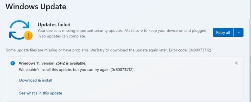 Unable to install Windows 11 Version 25H2 - Beelink Forum