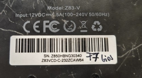 Z83V Bios Needed - Beelink Forum